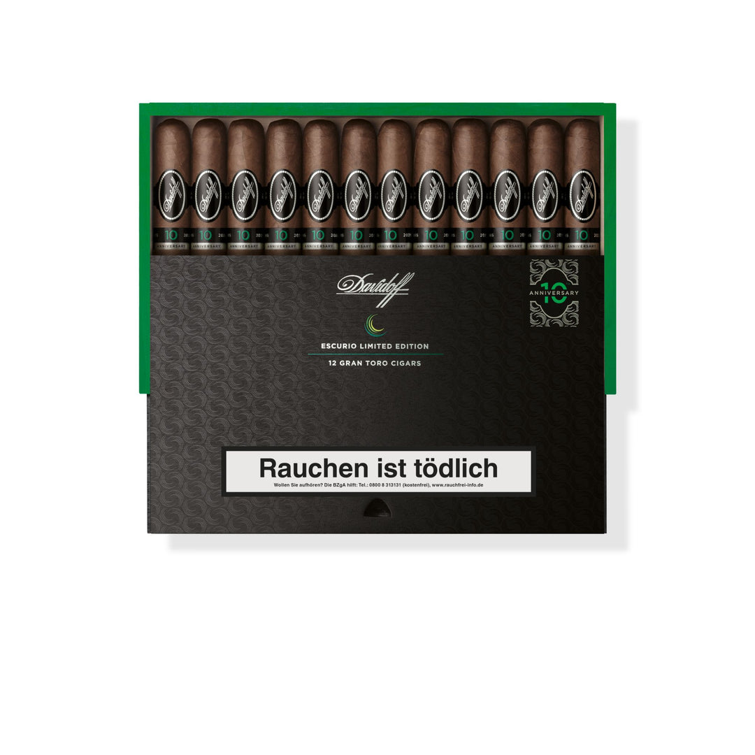 DAVIDOFF Escurio 10th Anniversary LIMITED EDITION 12er Kiste