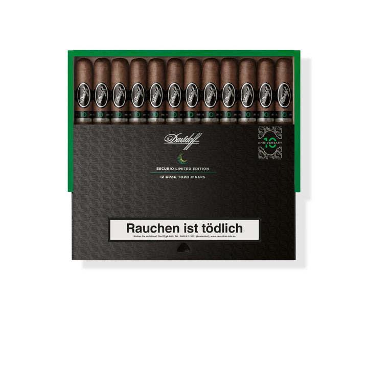 DAVIDOFF Escurio 10th Anniversary LIMITED EDITION 12er Kiste