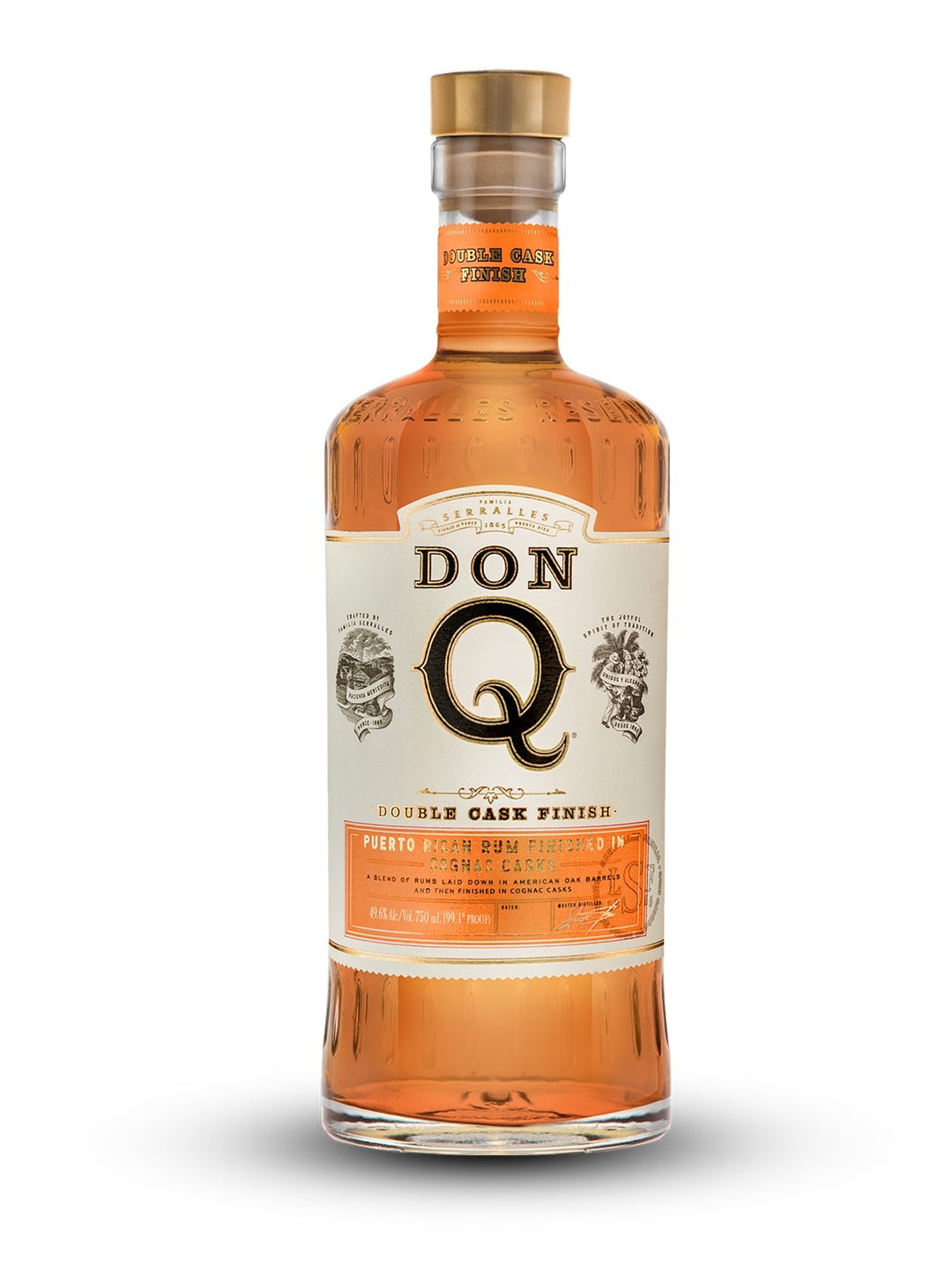 DON Q Double Cask Cognac Cask Finish Rum Flasche 0,7l
