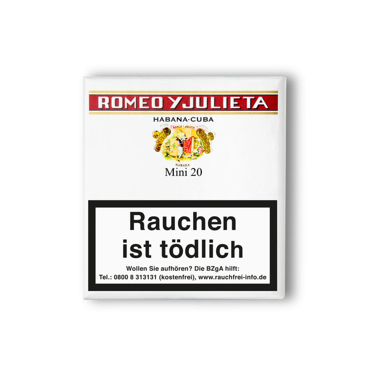 Romeo y Julieta Mini Zigarillos 20er Packung – Kubanische Zigarillos im kompakten Format
