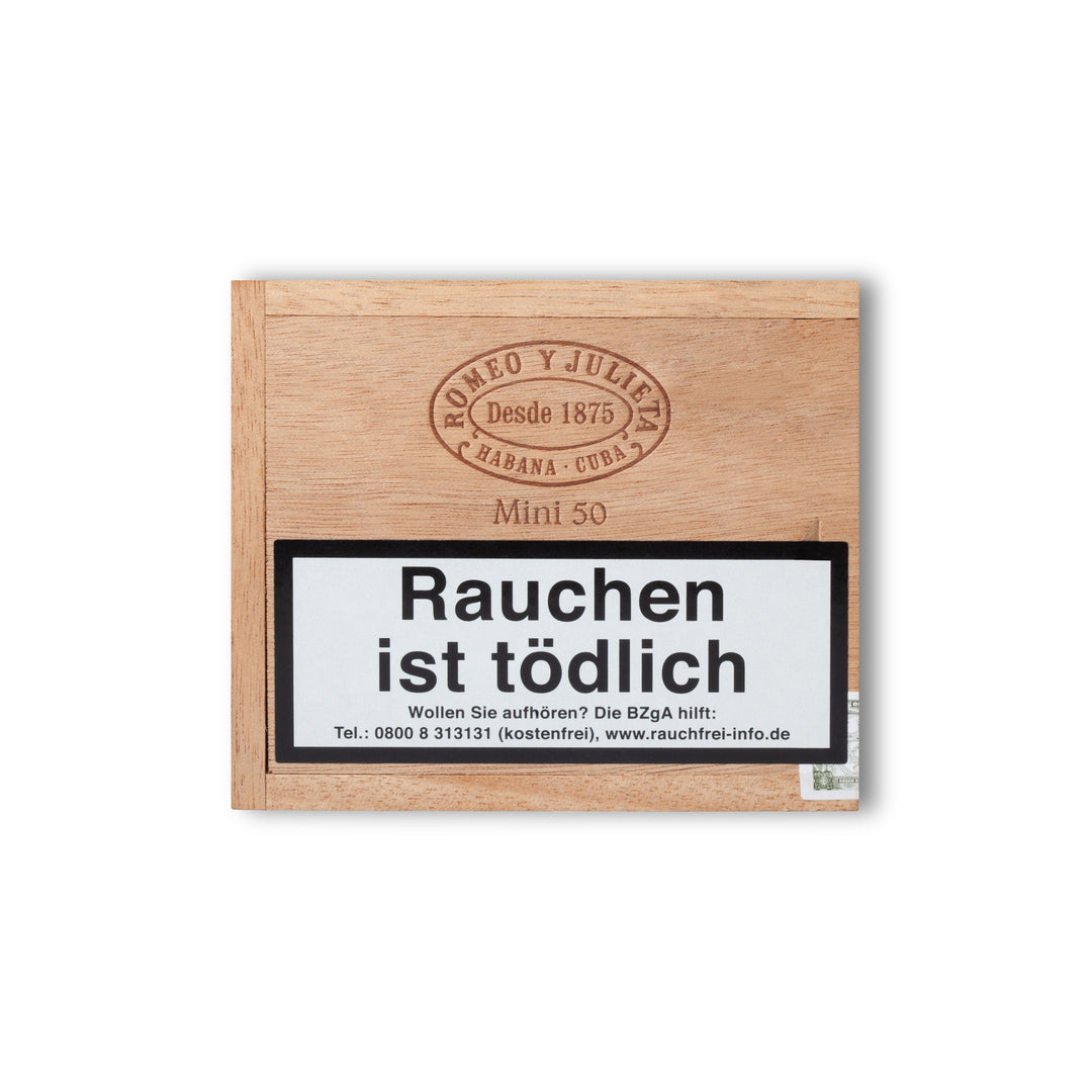  Romeo y Julieta Mini Zigarillos 50er Packung – Großpackung kubanischer Zigarillos