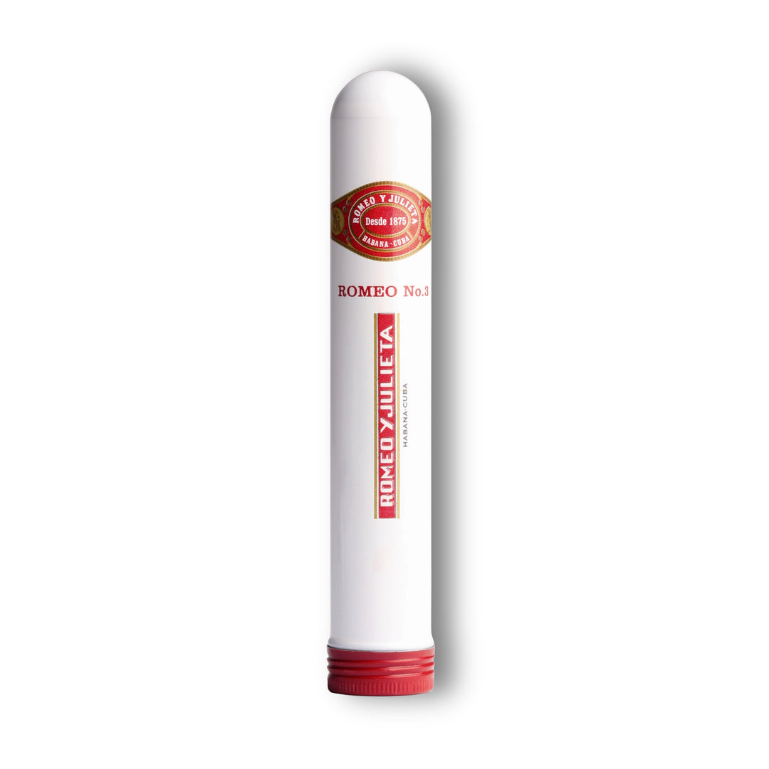 Romeo y Julieta No.3 Tubo – kubanische Premium-Zigarre im schützenden Aluminium-Tubo