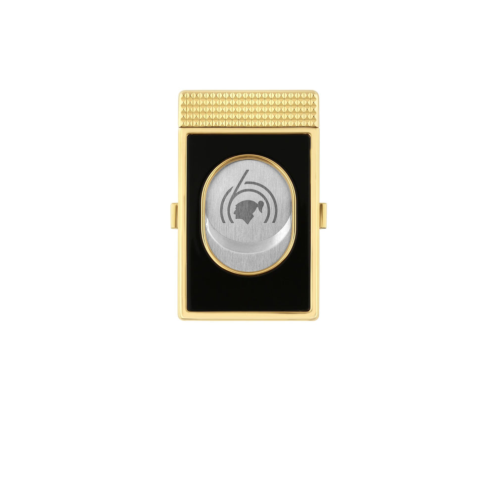 S.T. Dupont Cohiba 60 Perfect Cut Zigarrenschneider schwarz gold Doppelklingen-Cutter bei Zigarren Herzog kaufen.