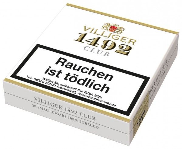 villiger-1492-club-packung VILLIGER - 1492 Zigarillos Club