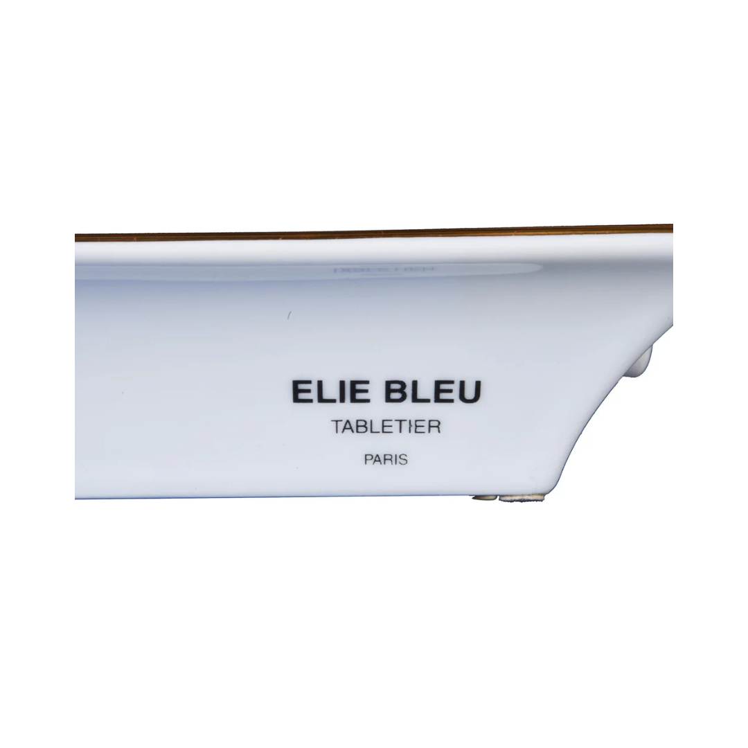 ELIE BLEU - 'Flor de Alba' Blau Porzellan Aschenbecher