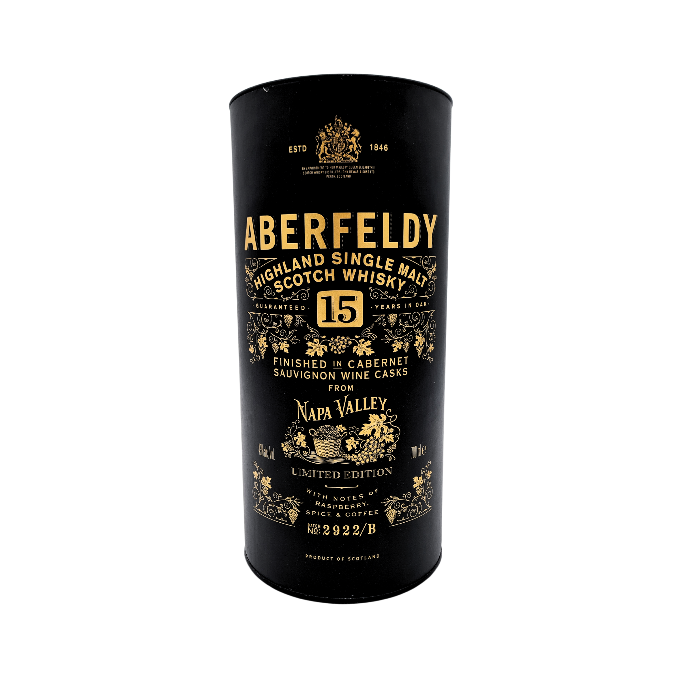 ABERFELDY - 15 yo Highland Single Malt Scotch Whisky