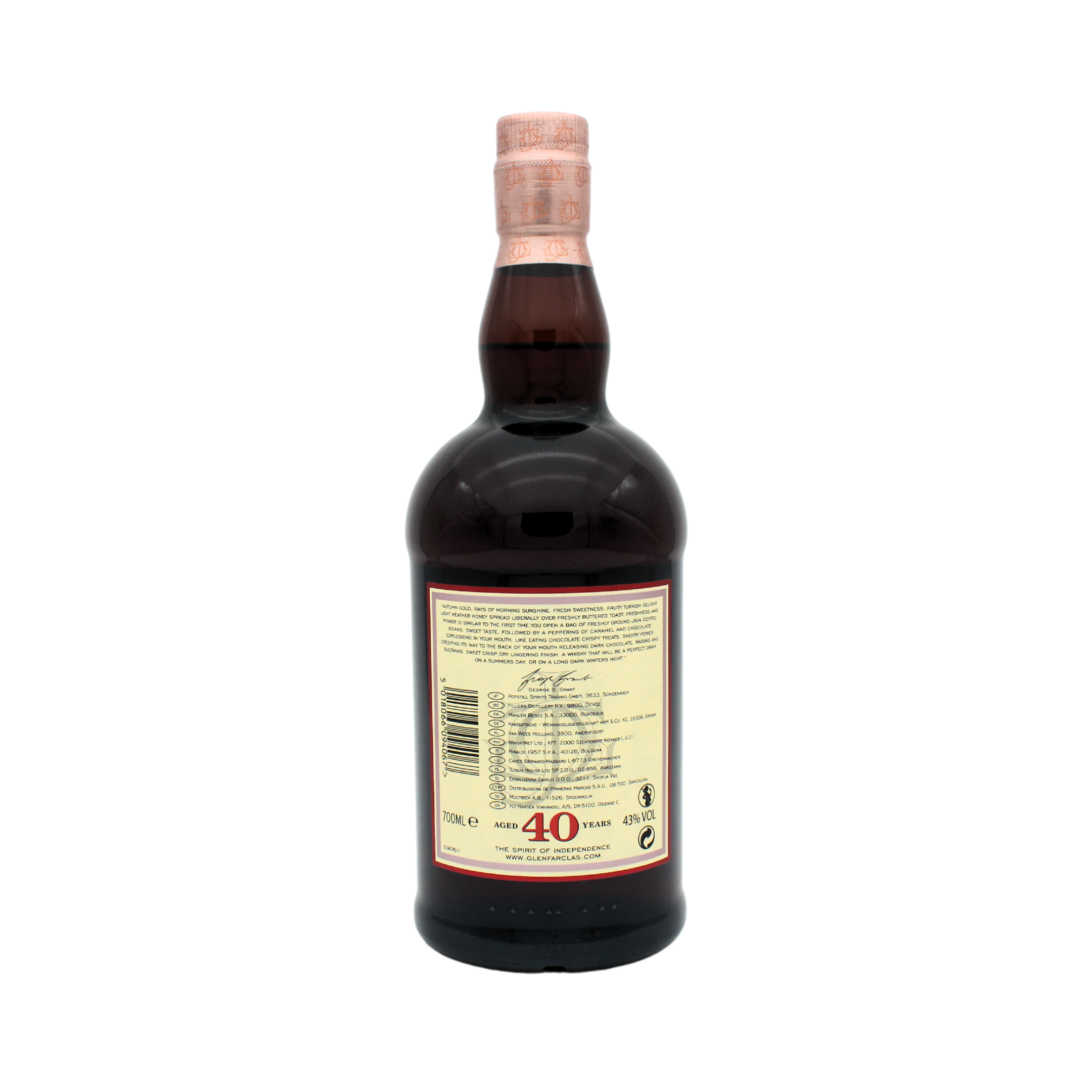 GLENFARCLAS - 40 yo Highland Single Malt Whisky