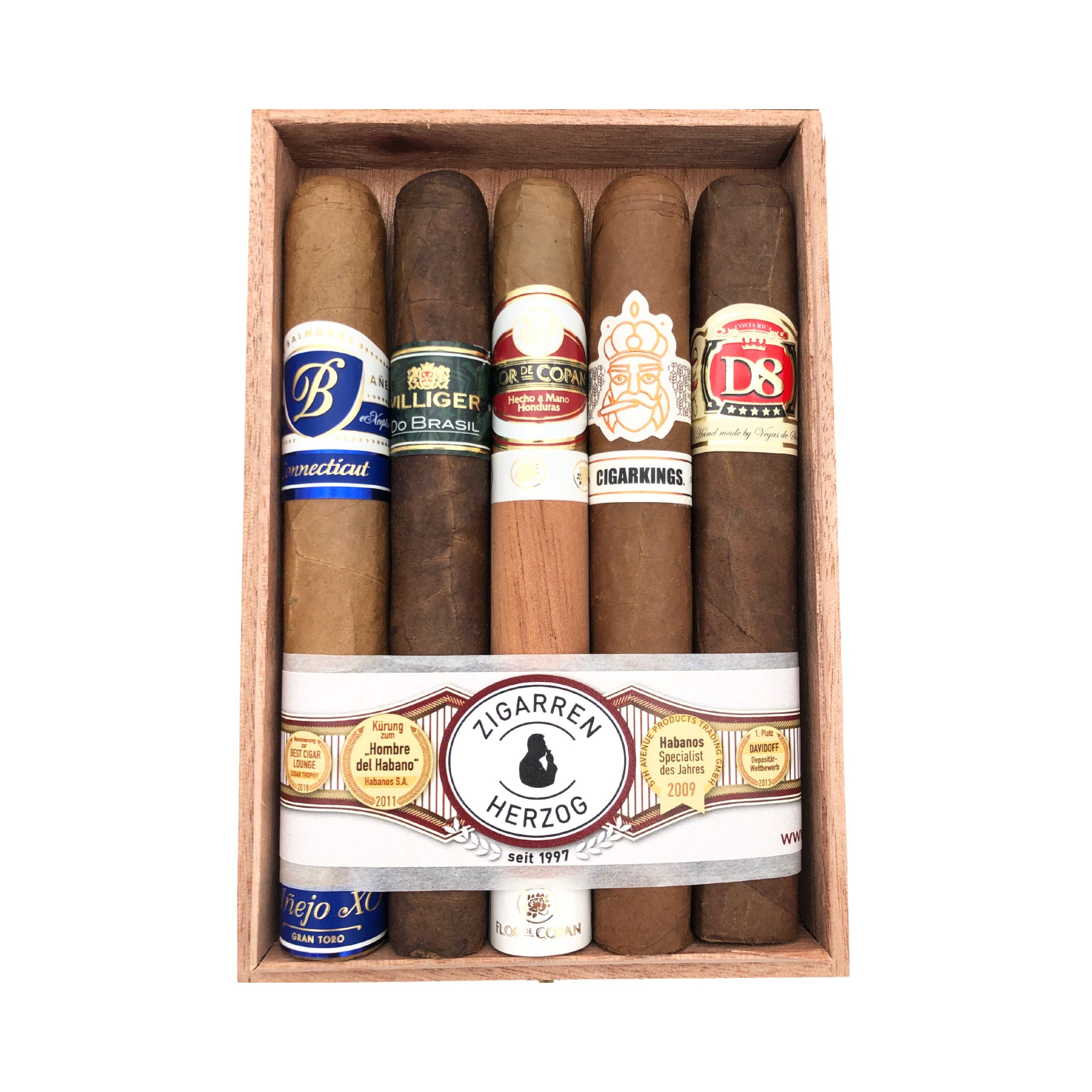 ZIGARREN HERZOG - Set Cinco Paises Toro ZIGARREN HERZOG - Set Cinco Paises Toro
