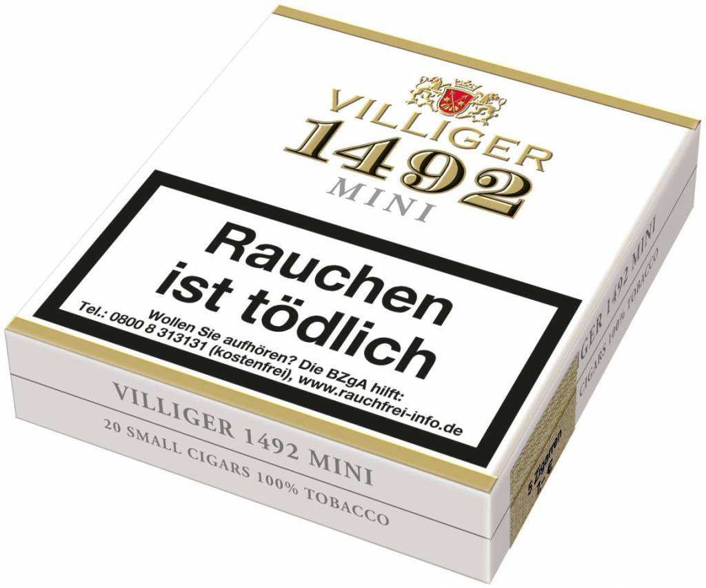 villiger-1492-mini-packung VILLIGER - 1492 Zigarillos Mini