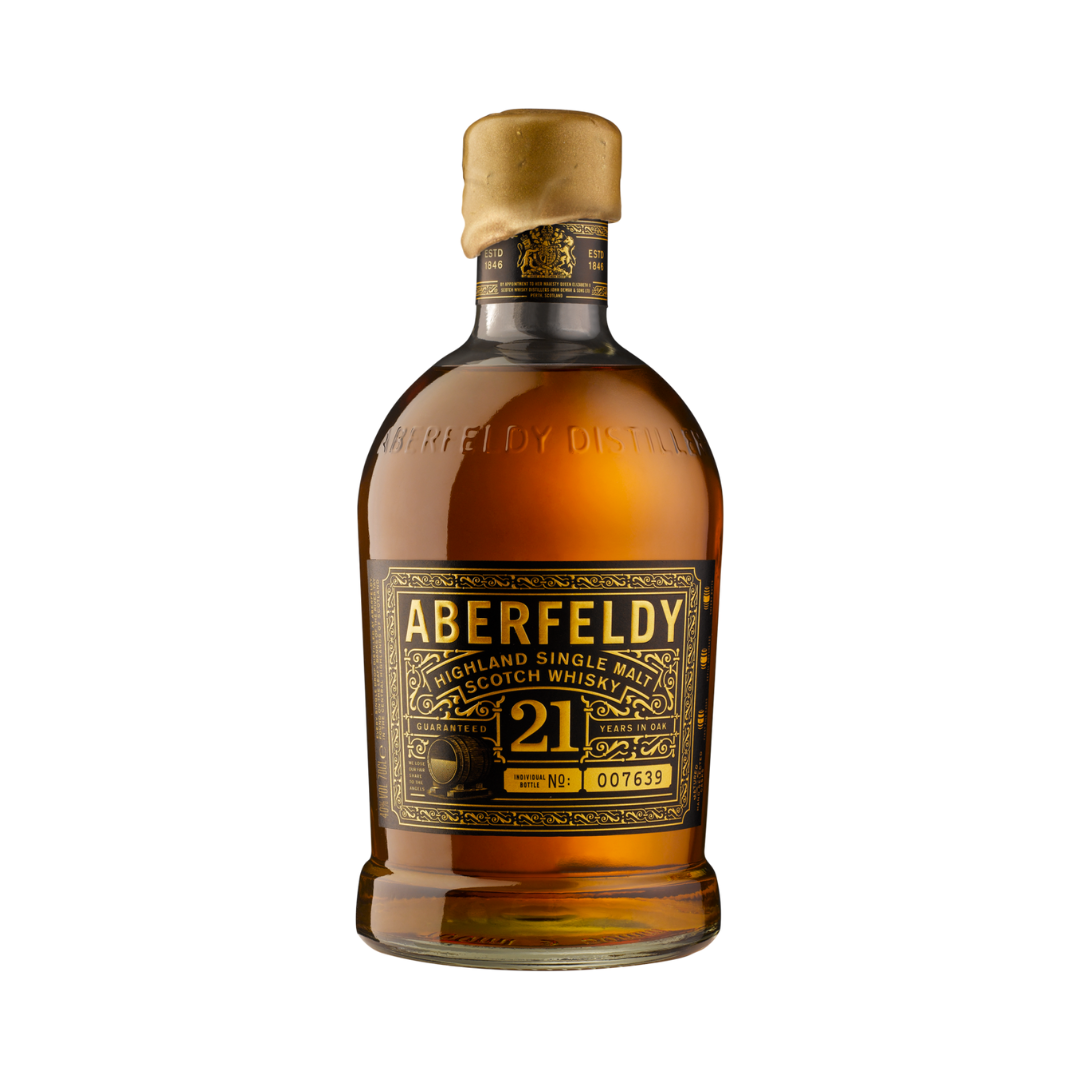 ABERFELDY -  21 yo Highland Single Malt Scotch Whisky