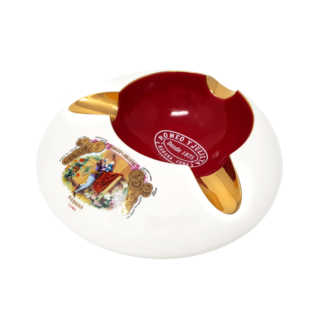 ROMEO Y JULIETA - 3er Porzellan Zigarrenaschenbecher 