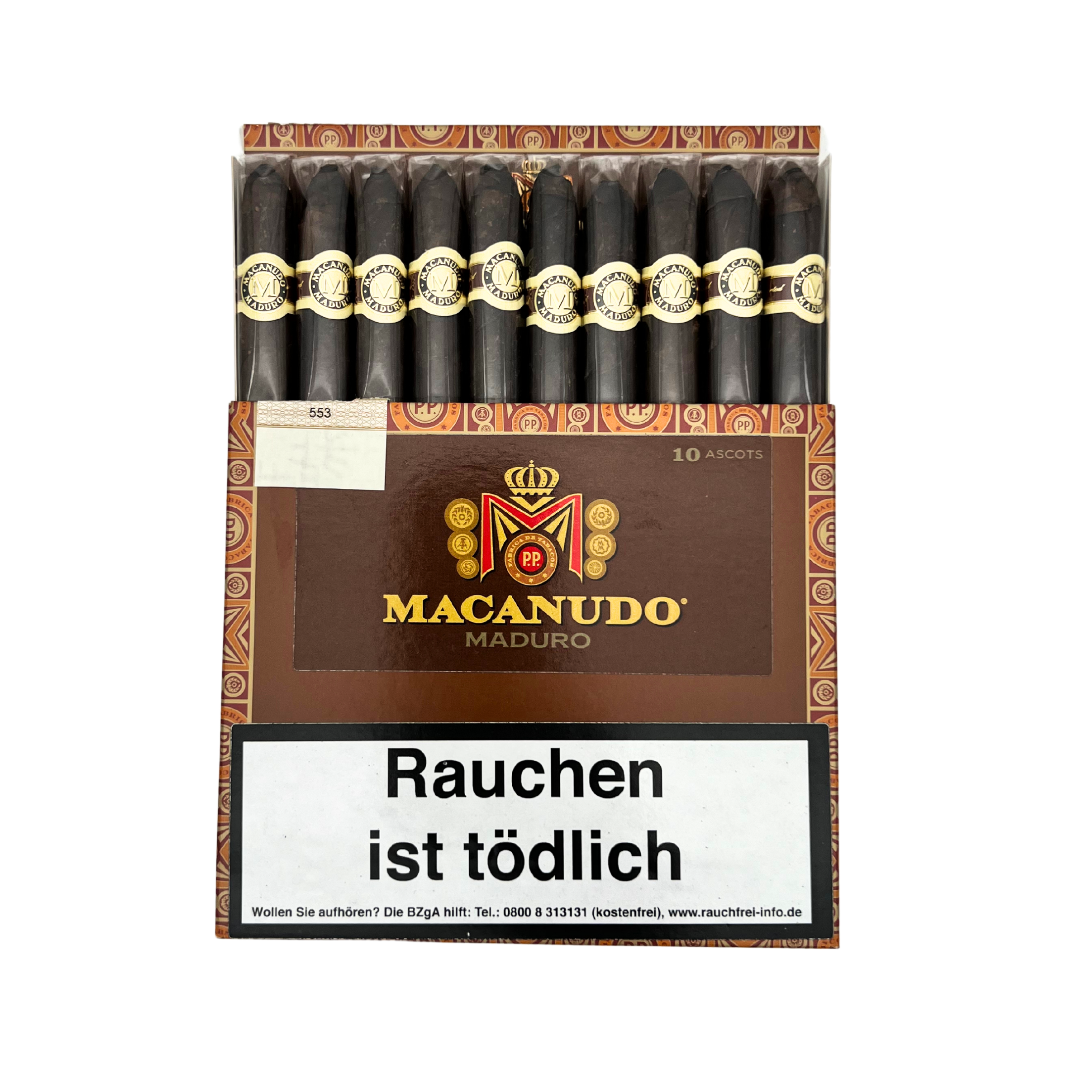 MACANUDO - Maduro Ascots  MACANUDO - Maduro Ascots