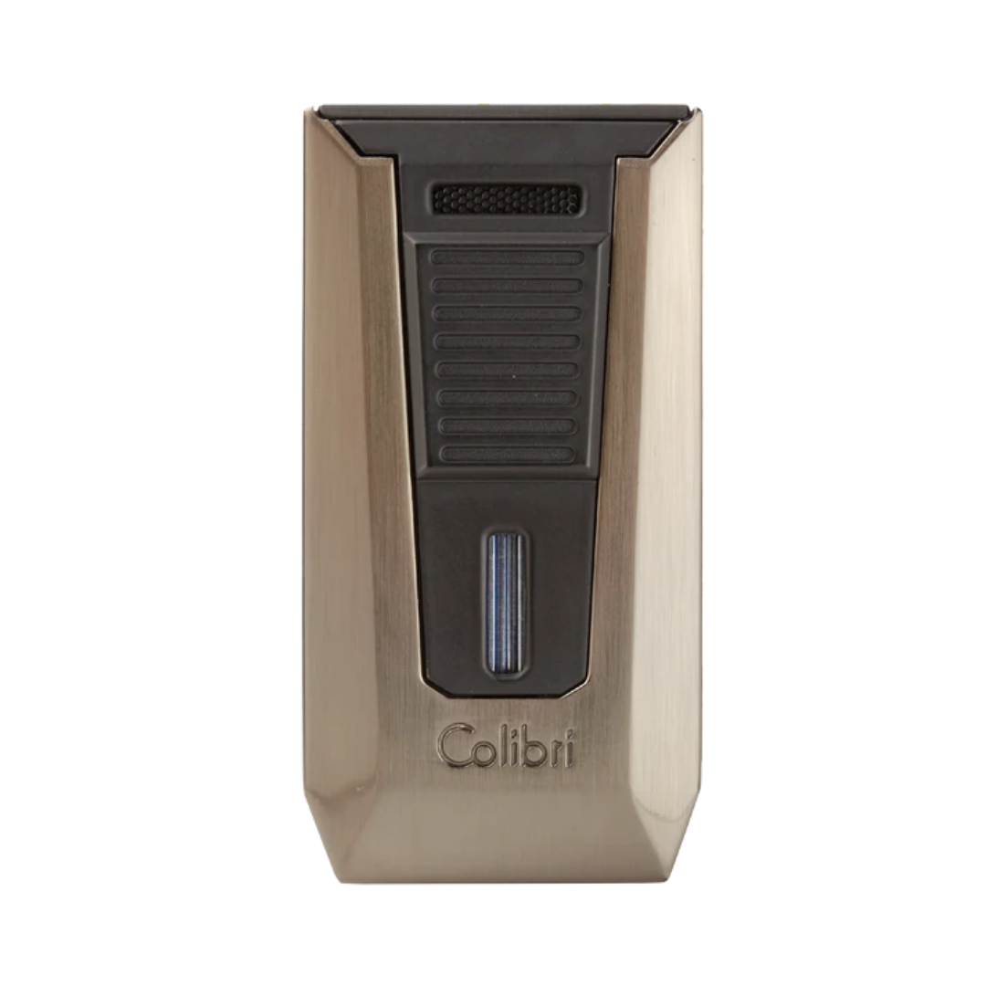 COLIBRI - 'Slide' Doppeljet (GUNMETAL - schwarz) Feuerzeug